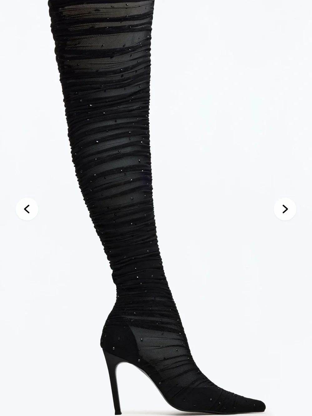 Steve Madden Rashida Black Over-the-Knee Stiletto Boots